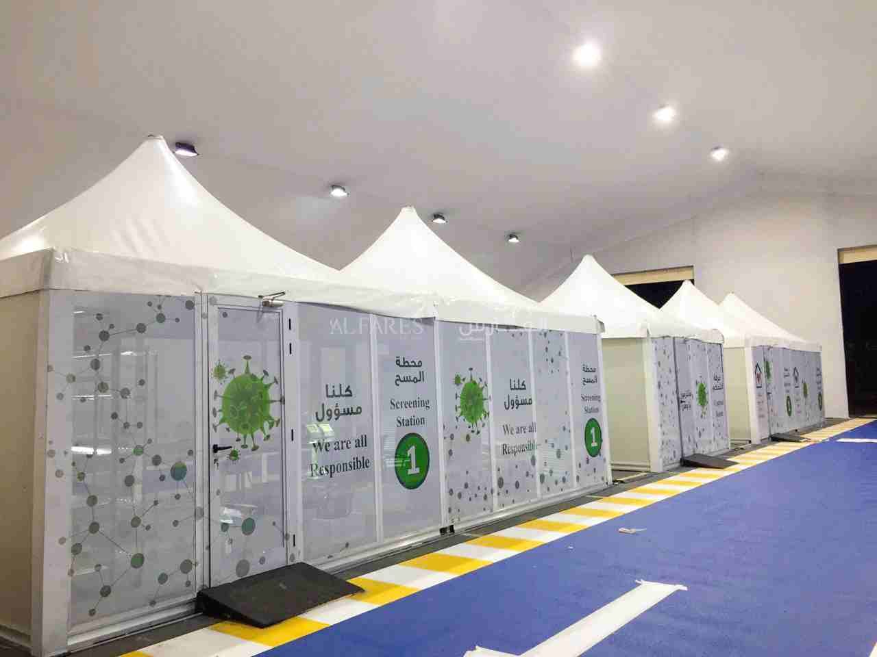 Drive-thru screening tents, which have been outstandingly productive in testing large volumes of people in UAE. These tents will come in handy for hospitals, malls, residence communities, schools/univ...