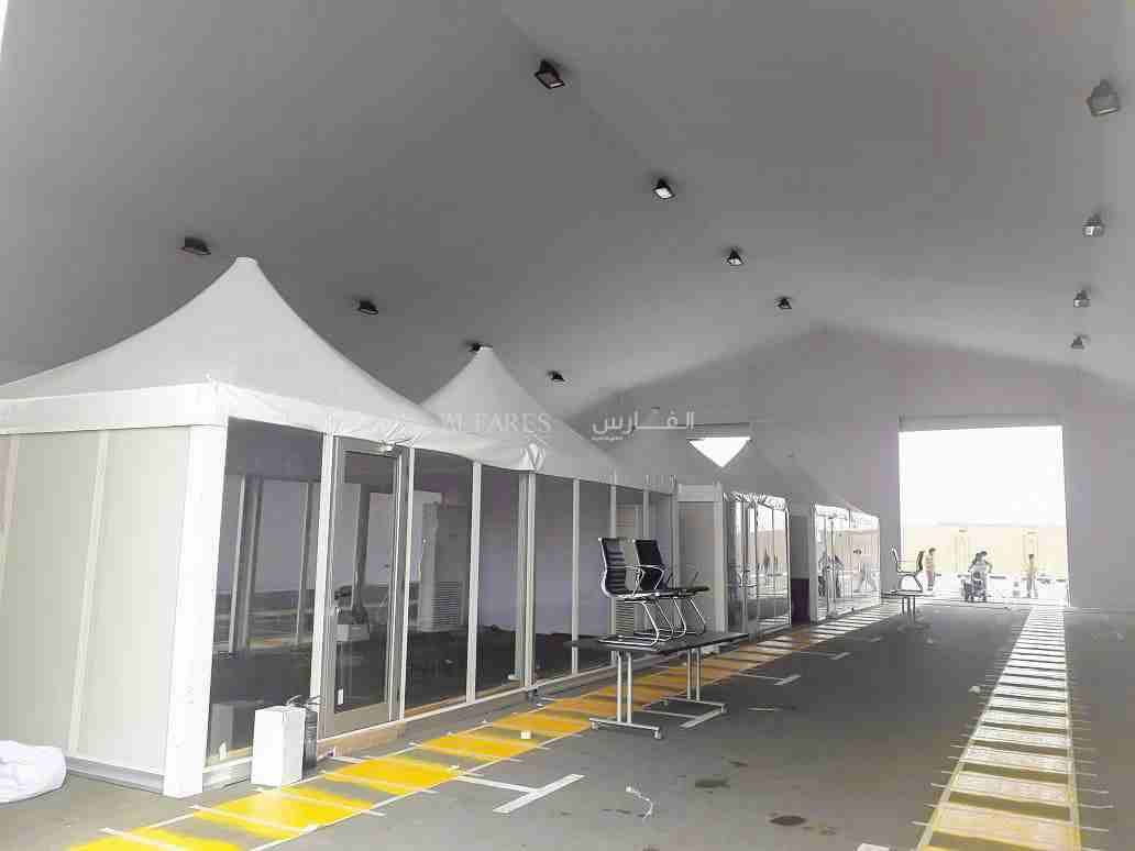 Drive-thru screening tents, which have been outstandingly productive in testing large volumes of people in UAE. These tents will come in handy for hospitals, malls, residence communities, schools/univ...