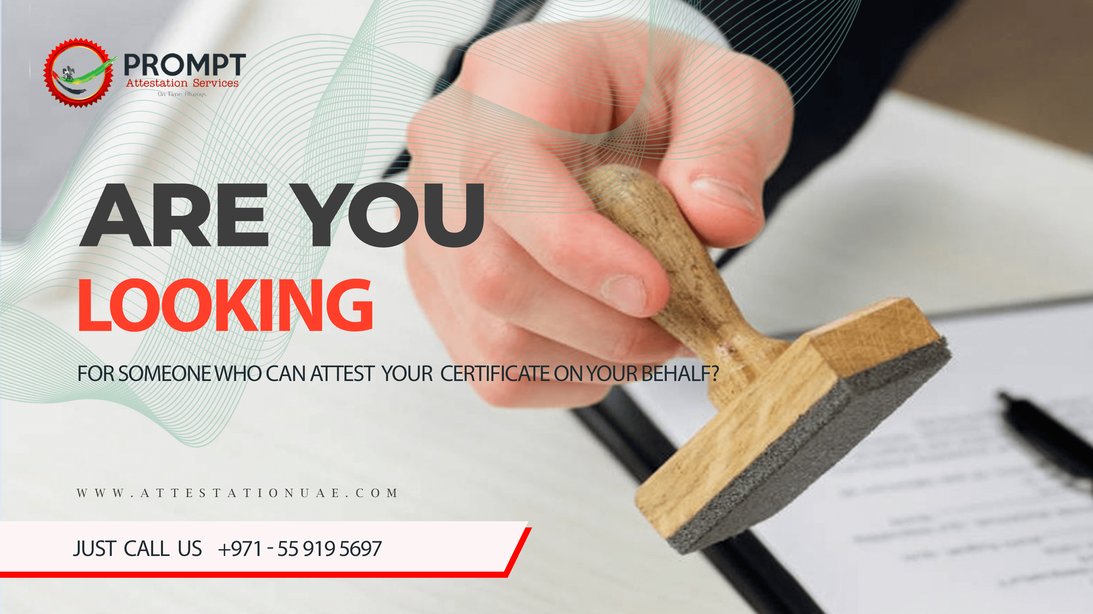 Professional Certificate Attestation Company in Dubai
Prompt has a team of experts of certificate attestation or apostille in Dubai. We have expertise in the provision of a range of services that make...