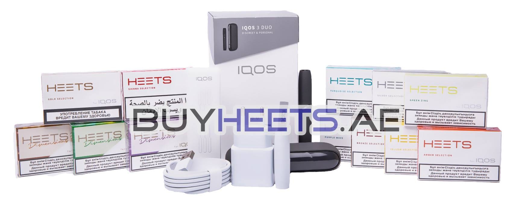 اعواد التبغ المسخن heets، أجهزة تسخين التبغ IQOS، التبغ