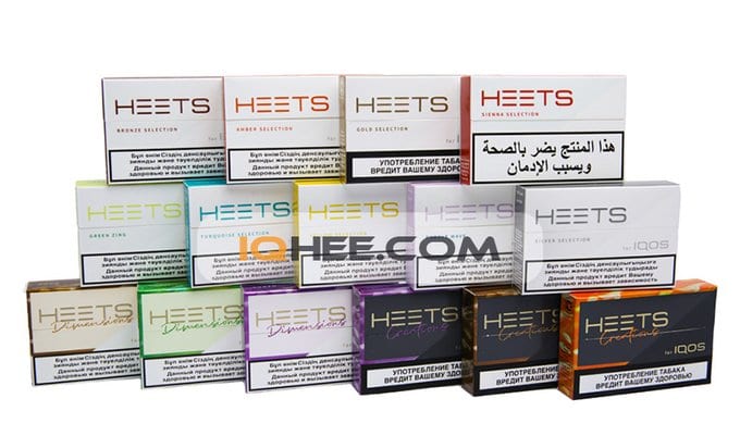 اعواد التبغ المسخن heets، أجهزة تسخين التبغ IQOS، التبغ