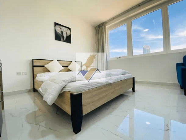 MONTHLY Fully Furnished Studio In Building Including Elect. Water & Wifi In Hamdan Street Near Al Hosn 4500