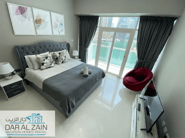 LAVISH FULLY FURNISHED 4BR | STUNNING MARINA VIEW | DUPLEX
Dar Al Zain Vacation Homes Rental Amazing Property 4 Bedroom DUPLEX in Continental Tower Dubai Marina:
- Open kitchen with appliances: stov...