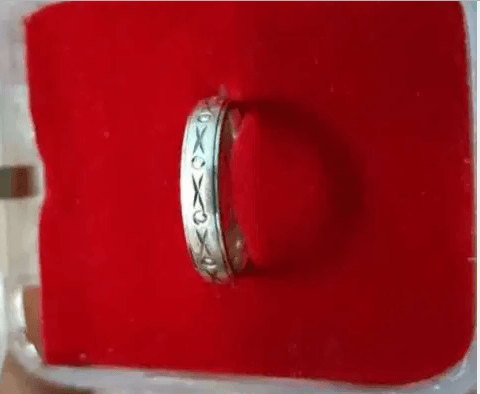 Silver ring for sale rarely used