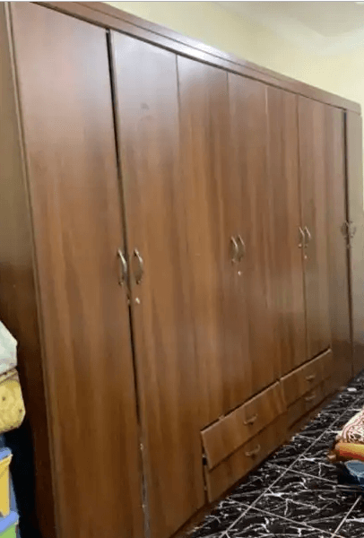 غرفة نوم سرير ودولاب للبيع