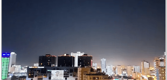 استديو مفروش بابراج النعيمة مع بلكونه اطلاله مفتوحه