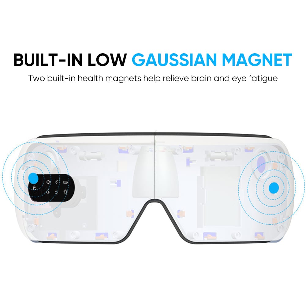 مساج علاجي لمنطقة العينين Eye Massager تساعد على الإسترخاء والنوم تقنية الحرارة علاج الهالات السوداء