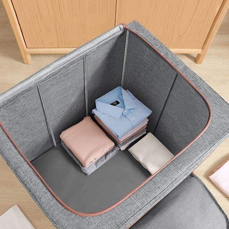 صناديق تخزين ملابس ايكيا - عرض 60 سم Clothes Organiser صناديق تخزين قماش كبيرة صناديق تخزين الملابس الاردن