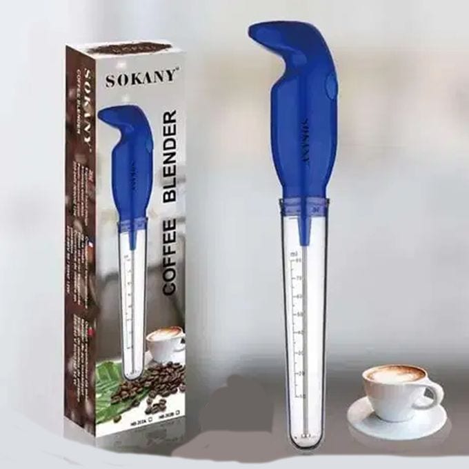 ماكينة صنع رغوة الحليب القوية المحمولة Sokany Handheld Milk Frother باليد التي تعمل بالكهرباء افضل جهاز صنع رغوة الحليب