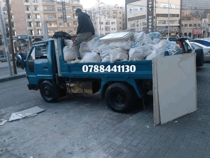 قلاپ+شيل+الطمم+ومخلفات+البناء+يوجد+عمال+تحميل